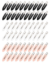 DF DUALFERV pinzas sin doblez para cabello, 60 piezas en 3 colores.