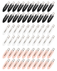 DF DUALFERV pinzas sin doblez para cabello, 60 piezas en 3 colores.