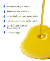DHC Deep Cleansing Oil en envase japonés, limpieza suave y eficaz.