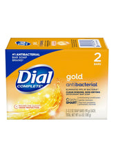 Dial Gold jabón antibacteriano en barra para uso diario y limpieza confiable.