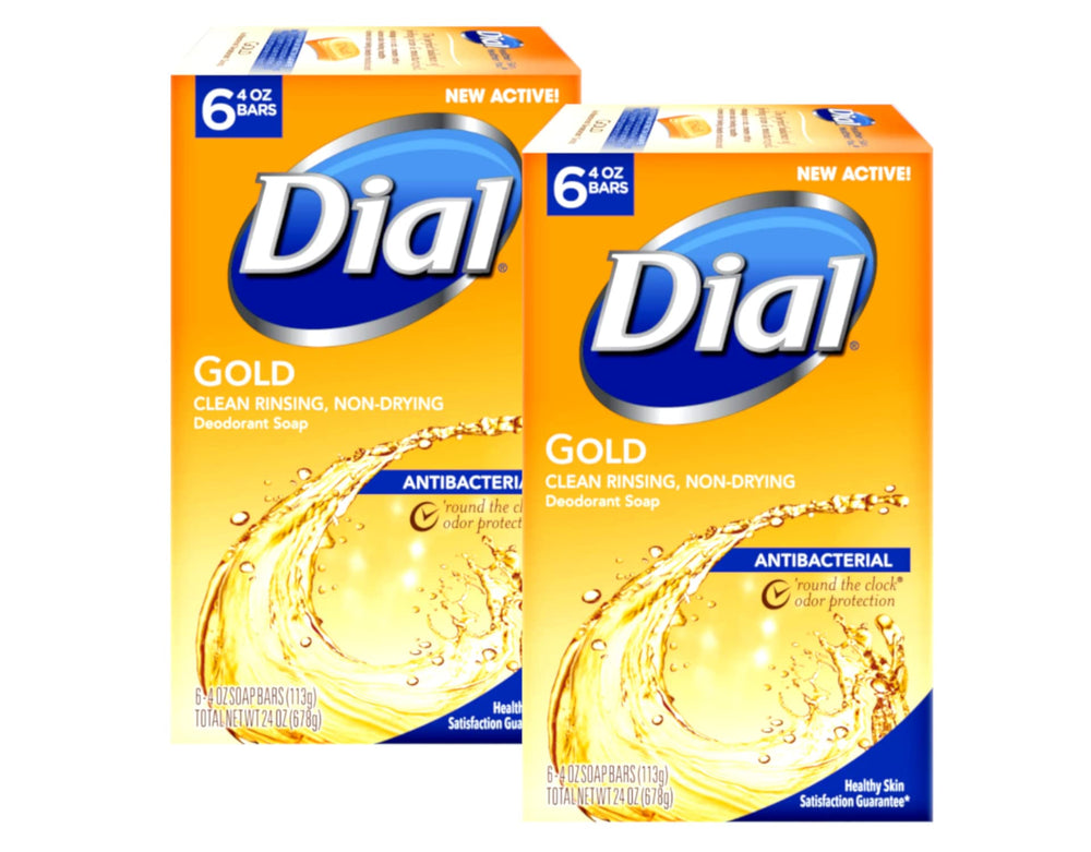 Dial jabon antibacterial oro barras: proteccion antibacterial para olor duradero tras cada lavado