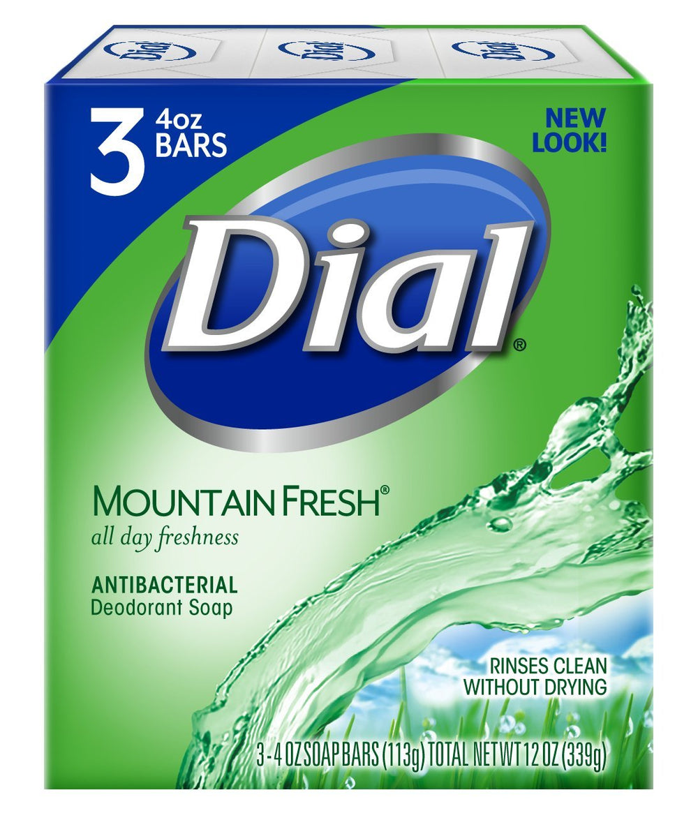 Dial jabón antibacteriano barra Montaña fresca para lavado diario de manos