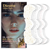 Diesetsr parches glitter freckes en empaque, listo para probar