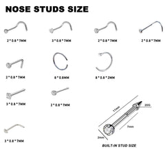 Pistola de perforación nasal DIEWEISIMI, desechable y práctica.