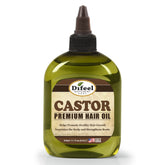 Difeel Aceite de Ricino: botella de 7oz para nutrición capilar.
