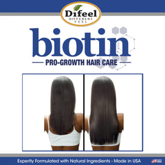 Difeel acondicionador Biotina Pro-Crecimiento con dispensador, desenreda y fortalece.