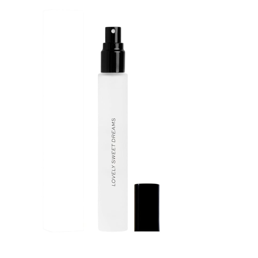DIME Lovely Sweet Dreams bottle highlights warm vanilla and floral notes for daily wear