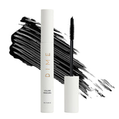 DIME Beauty Volume Mascara with a tapered brush for defined length