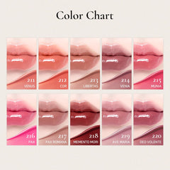 DINTO tintes labiales capa recubridora para color duradero y humedad