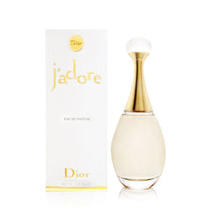 Dior J’adore EDP bottle front view, ideal for elegant evenings.