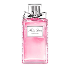 Dior Miss Dior Rose N'Roses frasco elegante para fragancia floral diaria.