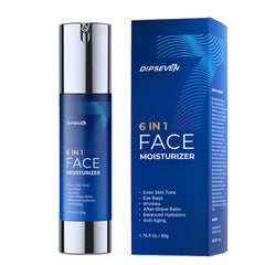 DipSeven crema 6 en 1 para hombres muestra textura ligera y absorción rápida.
