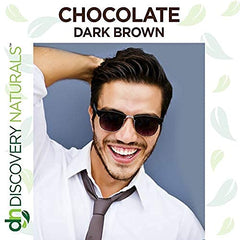 Discovery Naturals cobertura de canas en barba con aspecto natural.