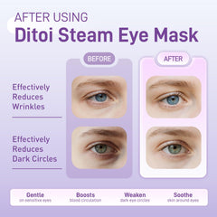 Ditoi mascarilla ocular ajuste cómodo con banda elástica