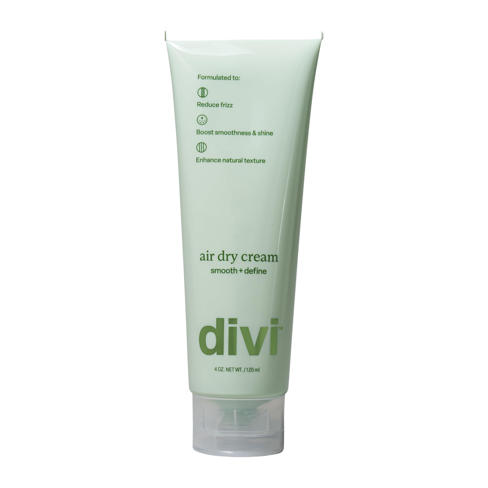 Divi Air Dry Styling Cream para pelo rizado define rizos y suaviza.