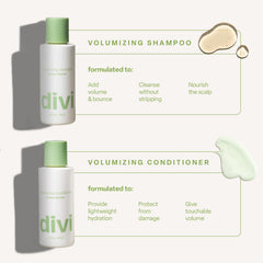 Divi Mini Champú Textura Ligera: limpieza delicada y cuerpo visible.