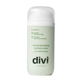 Divi Strand Crema de Peinado, botella con enfoque en volumen inmediato para cabello fino.