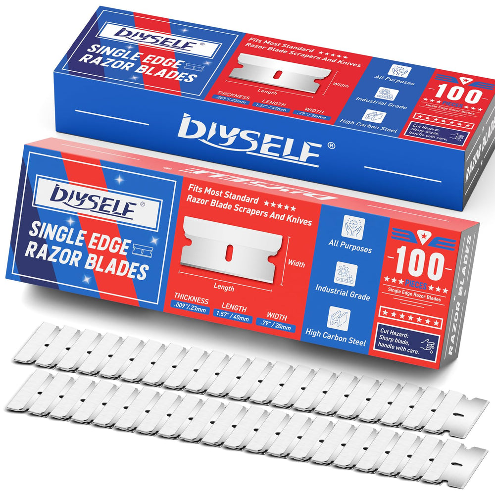Hojas DIYSELF de borde único para quitar calcomanías con precisión