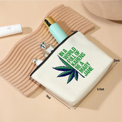 DJHUNG bolso de maquillaje impreso con diseño divertido para regalar