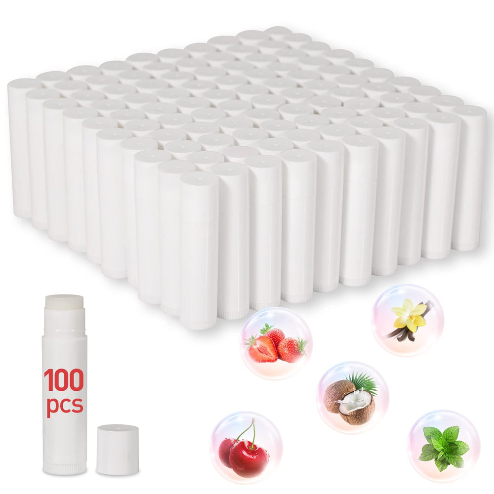 Bálsamo labial DMSKY, set de 100 unidades, cinco sabores para uso diario.
