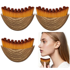 DMwespe 3-pack cepillos contorno linfático: versátil para definir rostro