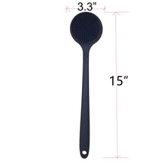 Cepillo DNC de espalda con mango largo de 15 pulgadas para alcance completo.