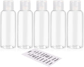 DNSEN botellas de viaje transparentes 3-4oz para llevar cosméticos sin fugas.