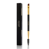 Docolor cejas duo: cepillo angular negro para definir cejas con precisión