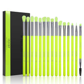 Set de pinceles Docolor para ojos con 15 piezas para looks precisos