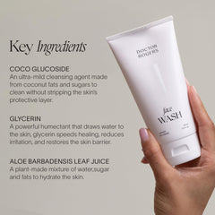 Doctor Rogers Face Wash - mousse douce adaptée à tous les types de peau.