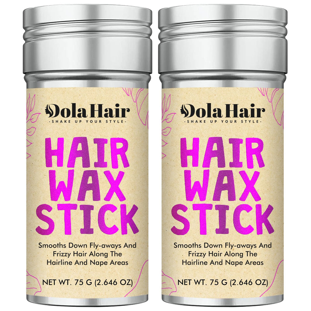 Dolahair barra de cera para cabello, aplicación directa para controlar cabellos sueltos.