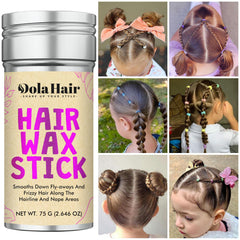 Barra de cera Dolahair aporta brillo sedoso al cabello con aplicación directa.