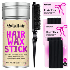 Dolahair barra-cera para peinado, acabado liso y brillo sedoso.