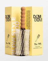 Dom Dom Big Papi: vista de la brocha con cerdas de jabalí y nylon para secado más rápido.