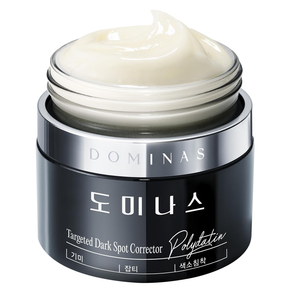 DOMINAS crema correctora de manchas oscuras en envase para uso diario suave.