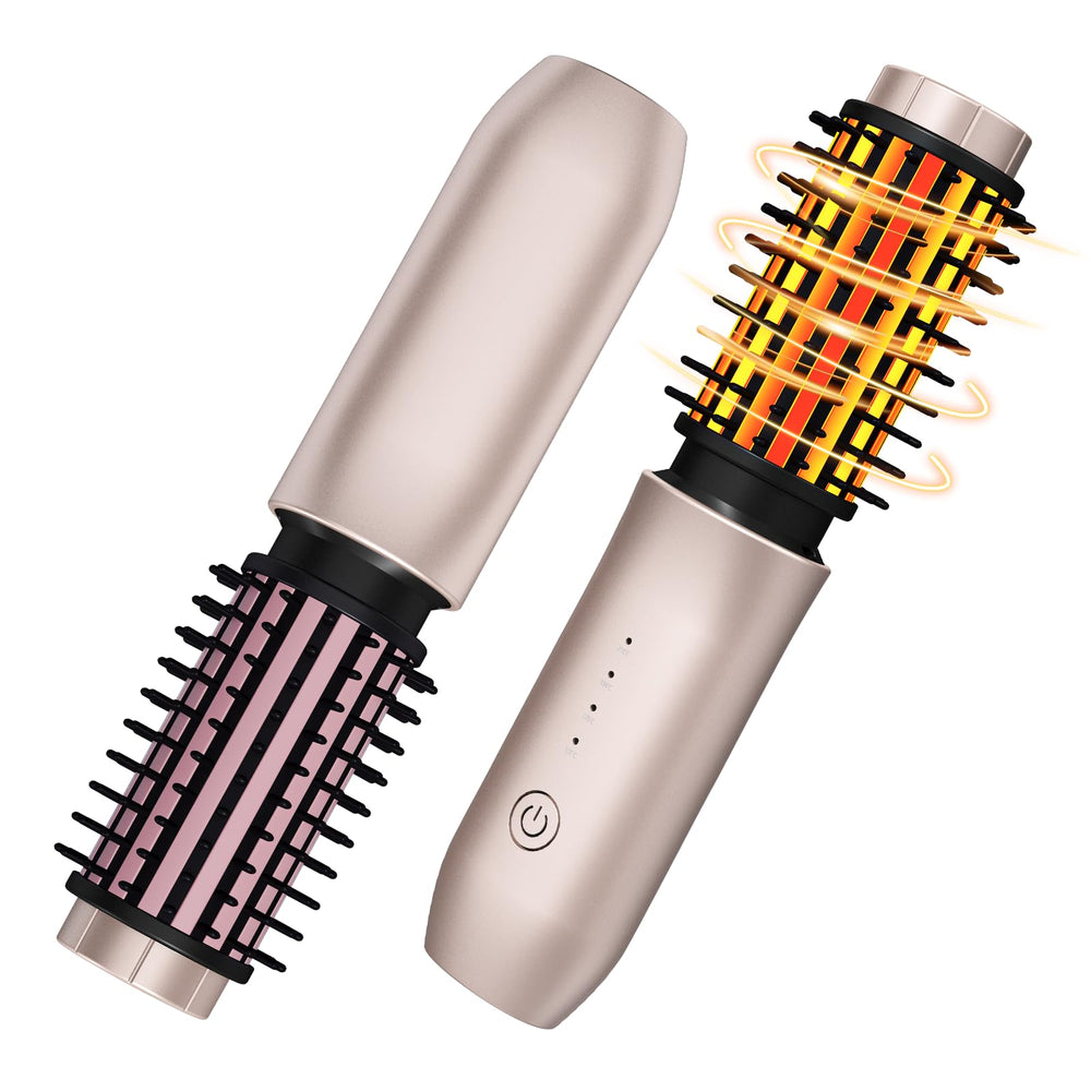 Dongxw Cepillo Alisador sin cables, ideal para uso rápido en casa o viaje.