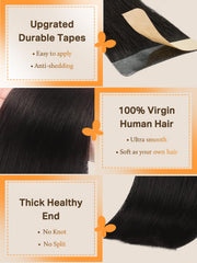 Extensiones DOORES Remy, 20 piezas para mayor volumen natural
