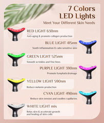 Terapia de luz roja para rostro y cuello con Dopsikn.