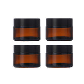 Doromy frasco ámbar 15 ml para muestras cosméticas en empaque compacto.