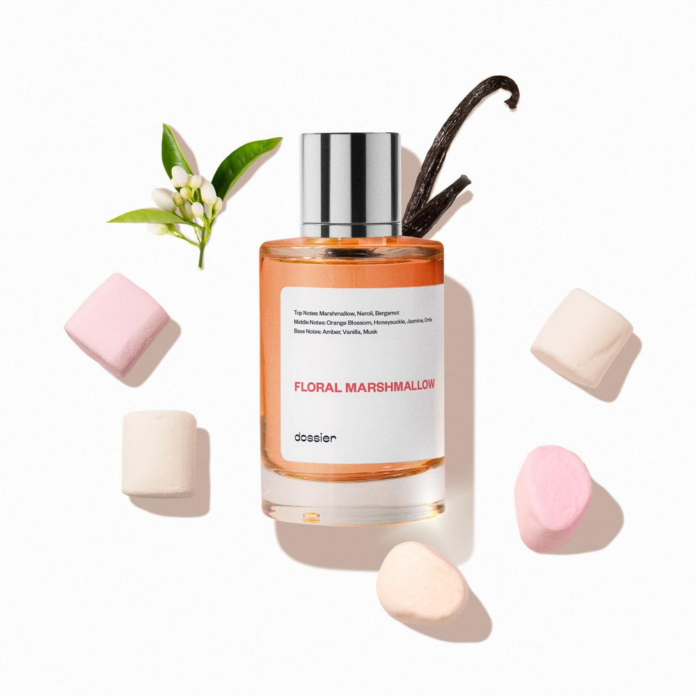 Dossier Floral Marshmallow: botella elegante para uso diario