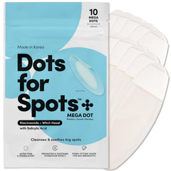 Dots for Spots parche grande para acné corporal ofrece uso discreto y eficaz.