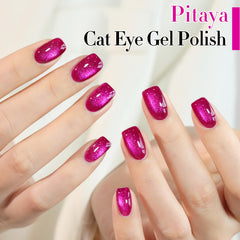 Double Rhythm brillo holográfico en gel de uñas para un acabado glamoroso