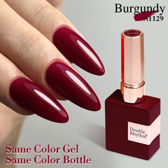 Double Rhythm burdeos 15 ml pincel aplicación para un acabado suave