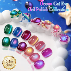 Gel con efecto holográfico magnético para uñas Double Rhythm.