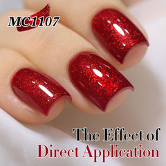 Esmalte gel ojo de gato Double Rhythm con bases variadas para estilos.