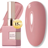Double Rhythm gel polish 15 ml, tono puro listo para manicura en casa.