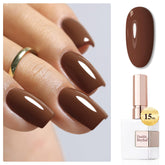 Double Rhythm Esmalte de gel botella 15ml color perla blanca para uñas elegantes
