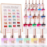 Vernis gel Double Rhythm œil-de-chat 28 pièces, fini magnétique et brillant.