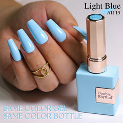 Double Rhythm: muestra de color puro para uñas con acabado suave