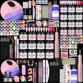 Coffret DouborQ pour ongles acryliques : ensemble prêt à démarrer la manucure.